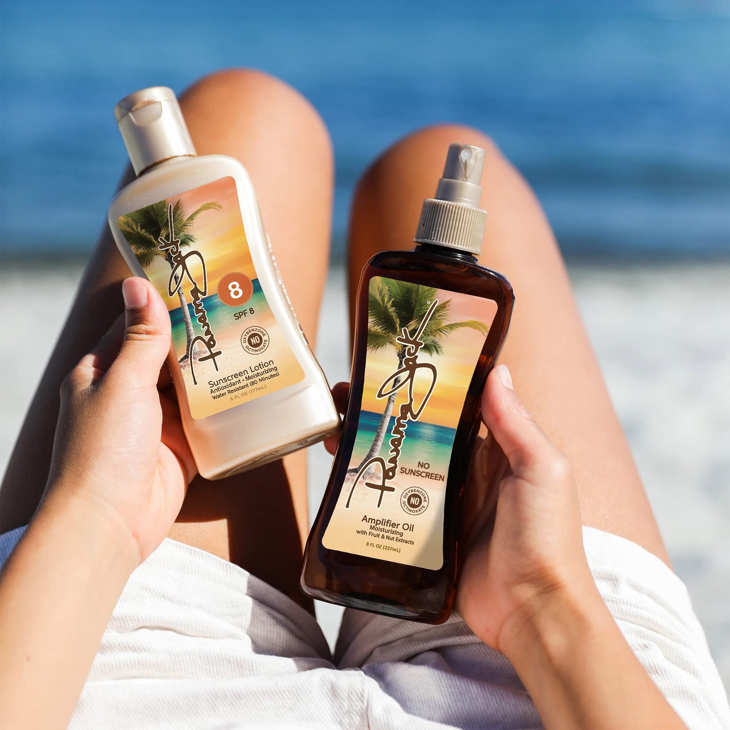 Panama Jack Sunscreen Tanning Lotion - SPF 8, PABA, Paraben, Gluten & Cruelty Free, Antioxidant Moisturizing Formula, Water Resistant (80 Minutes), 6 Beauty & Personal Care Panama Jack