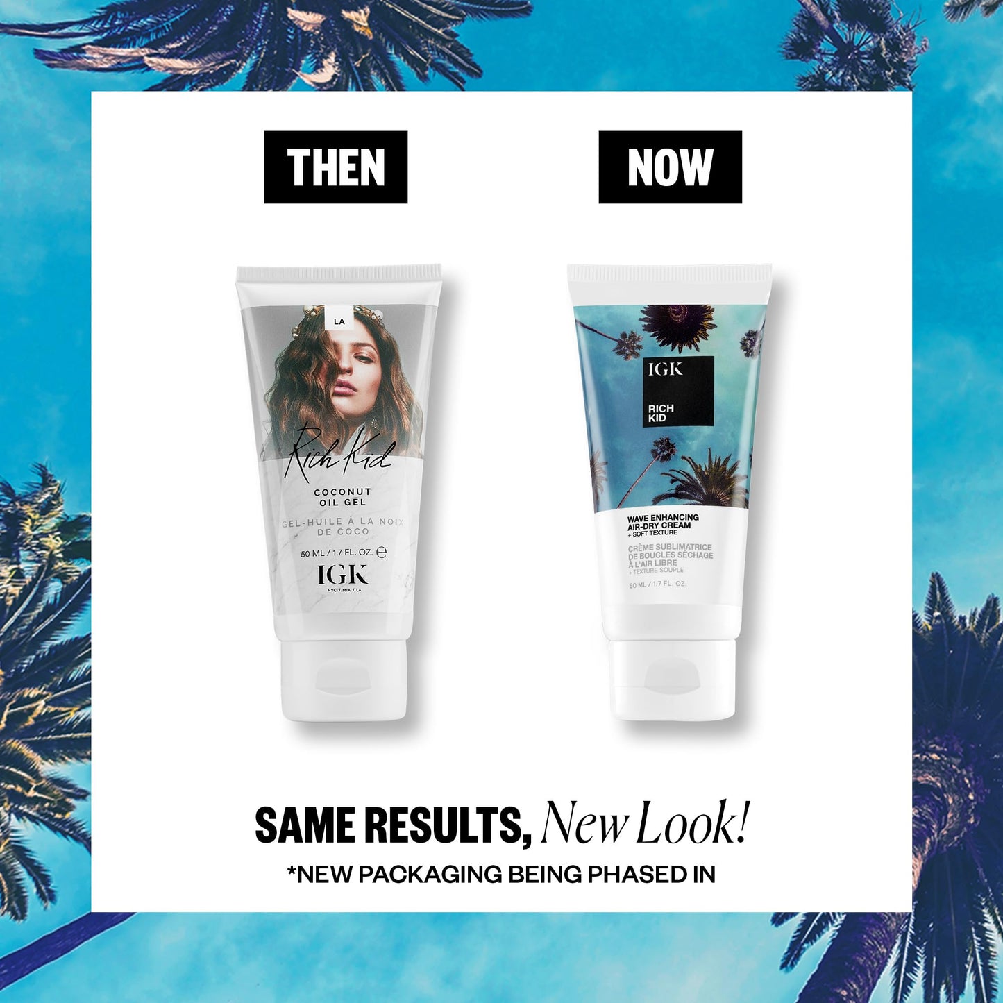 IGK RICH KID Coconut Oil Air-Dry Styler Travel | Hold + Texture + Shine | Vegan + Cruelty Free | 1.7 Oz Beauty & Personal Care IGK