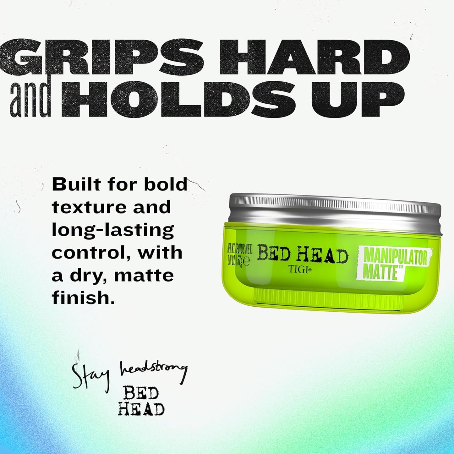 TIGI Bed Head Manipulator Matte Hair Wax, Strong Hold Sculpting and Styling Paste for Short to Medium Hair, 2.01 oz Beauty & Personal Care TIGI