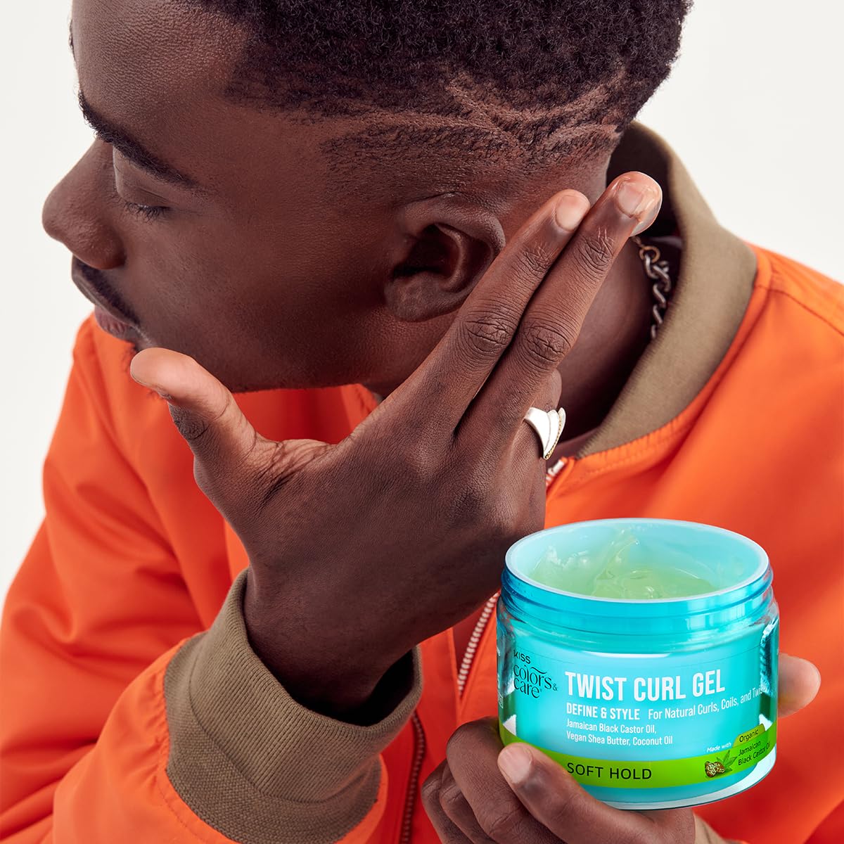 KISS Colors & Care Twist Curl Gel – 6 oz, Flexible Hold for Twists, Moisturizing, Promotes Hair Growth, Lightweight with Organic Jamaican Black Castor Oil Beauty & Personal Care KISS COLORS & CARE