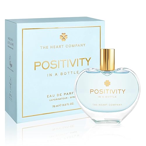 THE HEART COMPANY POSITIVITY in a bottle | Fresh Perfume for women | Vegan Gifts for women | Women's Eau de Parfum Spray 75ml - 2.5 fl oz. Beauty & Personal Care THE HEART COMPANY