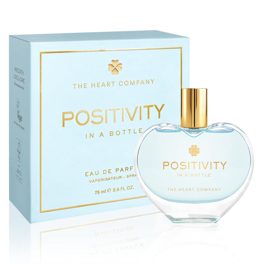 THE HEART COMPANY POSITIVITY in a bottle | Fresh Perfume for women | Vegan Gifts for women | Women's Eau de Parfum Spray 75ml - 2.5 fl oz. Beauty & Personal Care THE HEART COMPANY