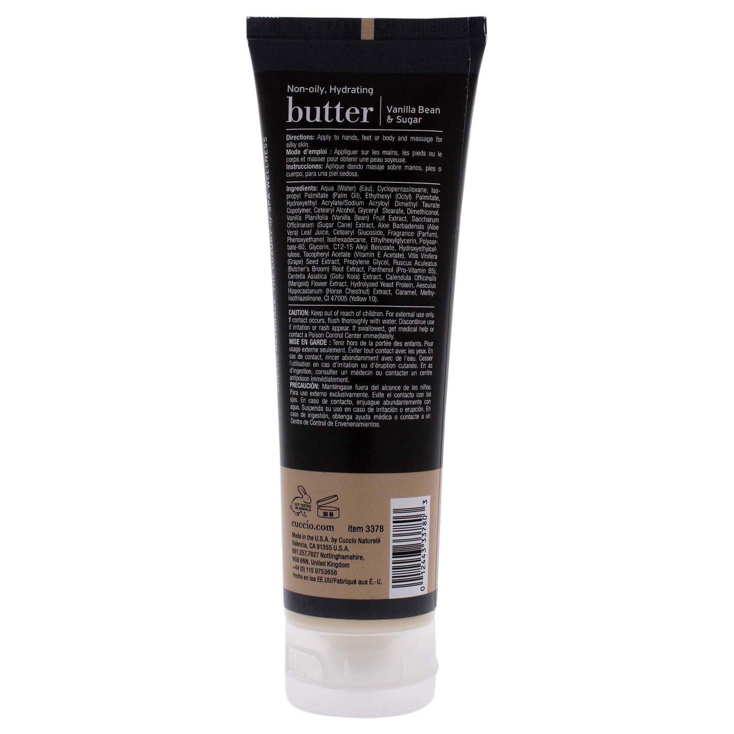 Cuccio Naturale Butter Blends -Ultra-Moisturizing, Renewing, Smoothing Scented Body Cream - Deep Hydration For Dry Skin Repair - Made With Natural Beauty & Personal Care Cuccio