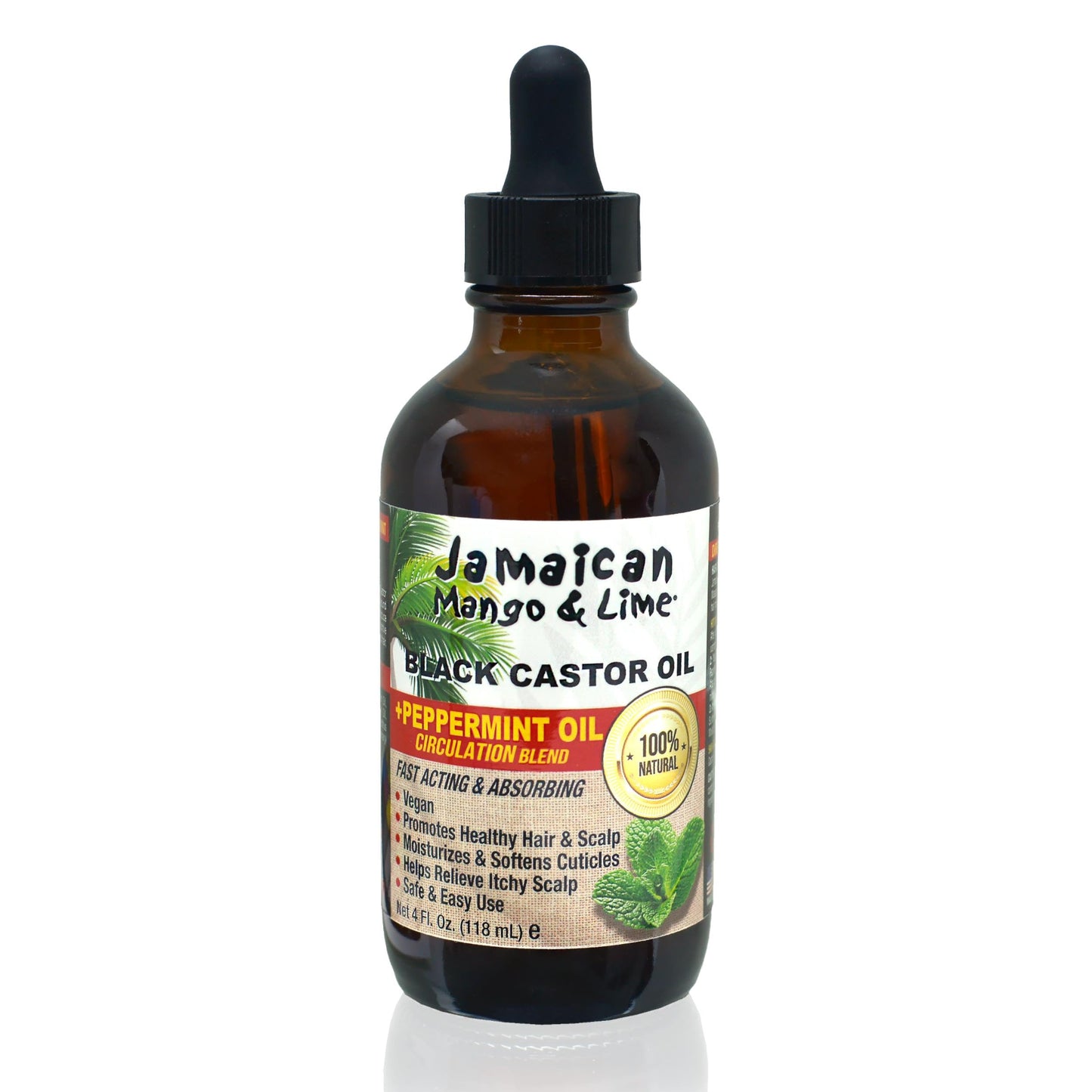 Jamaican Mango & Lime Black Castor oil, Peppermint, 4 Fl Oz Beauty & Personal Care Jamaican Mango & Lime