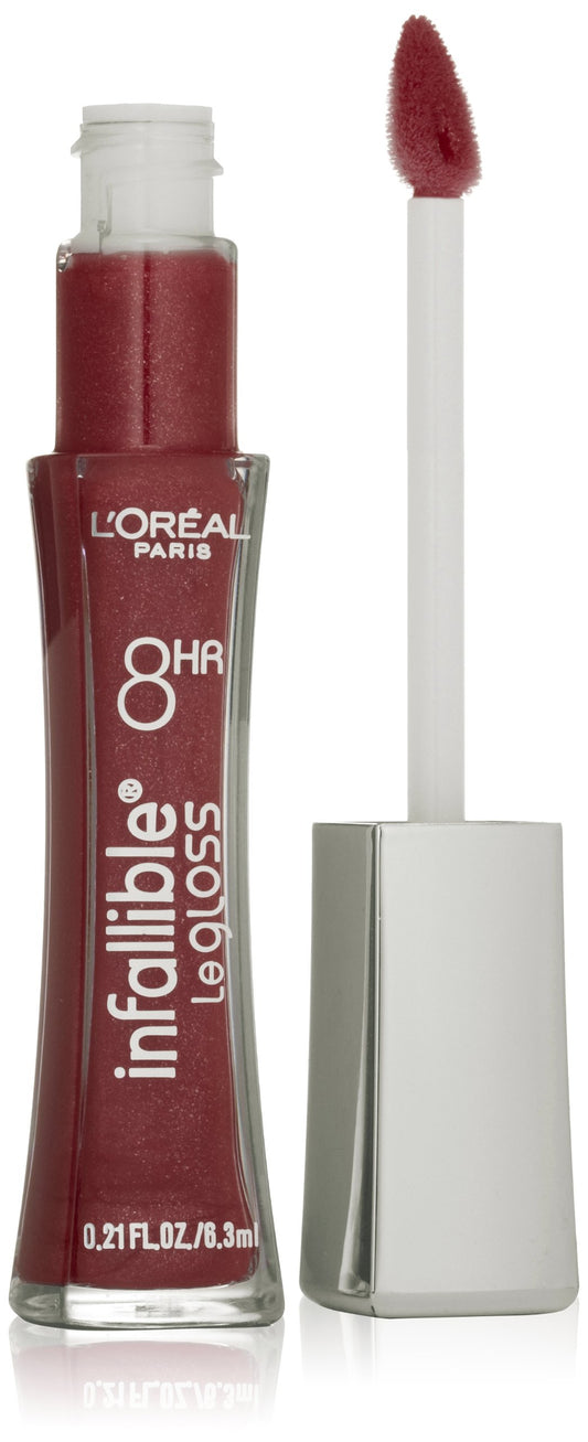 L'Oréal Paris Infallible 8 HR Pro Gloss, Glistening Berry, 0.21 fl. oz.
