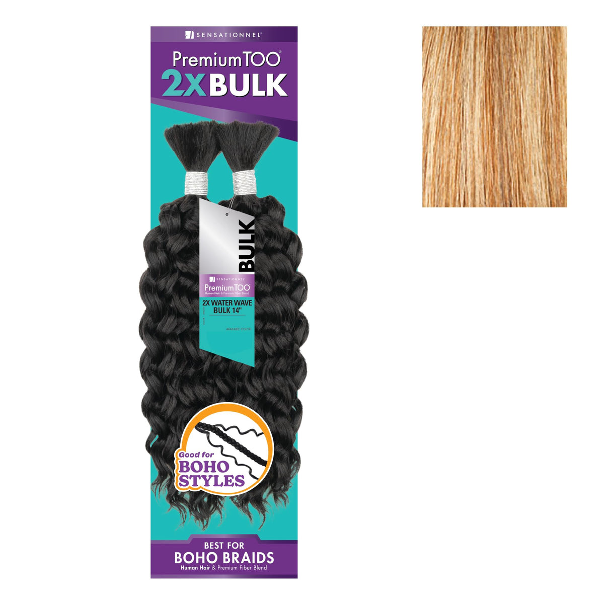 Sensationnel PremiumToo Bulk Weaving-2X Water Wave,1 Pack 14 inch, S4/27/30