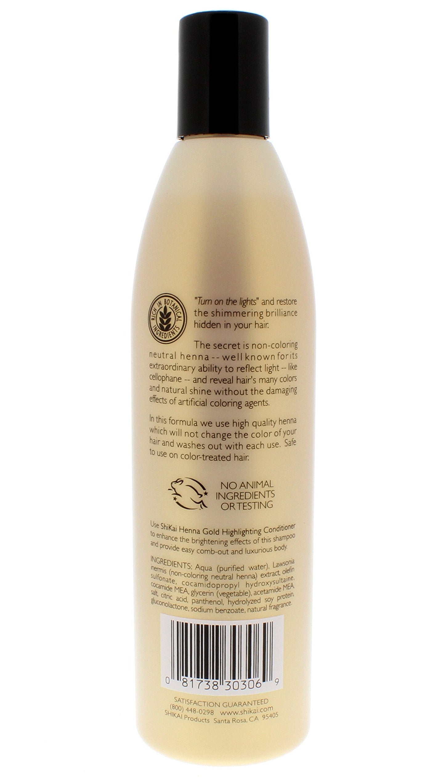 Shikai - Henna Gold Highlighting Shampoo, Brings Out Natural Highlights & Shine, Adds Luxurious Body, Plant-Based Formula with Non-Coloring Henna Beauty & Personal Care ShiKai