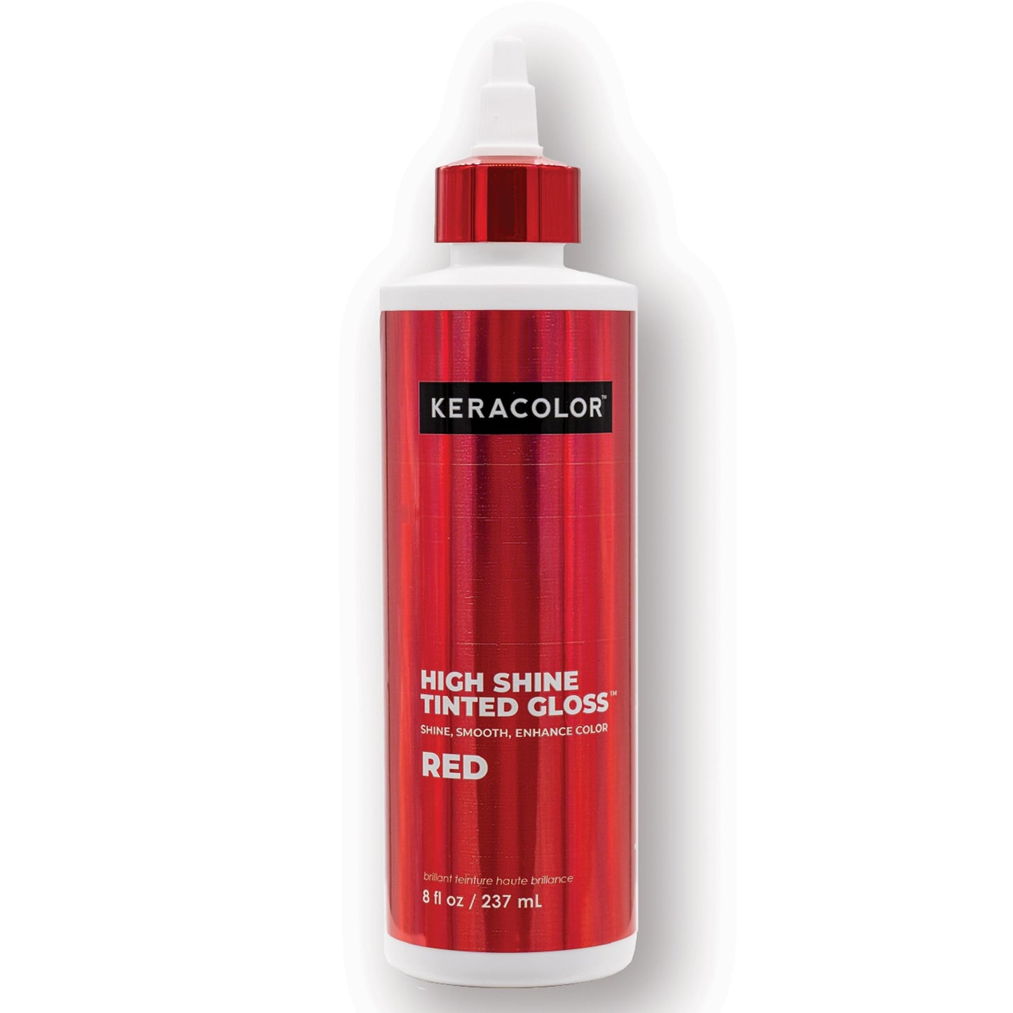 Keracolor High Shine Tinted Hair Gloss, In-Shower Hair Glaze, Sheer Color-Enhancing Glossing Treatment, Red, 8 Fl Oz Beauty & Personal Care KERACOLOR