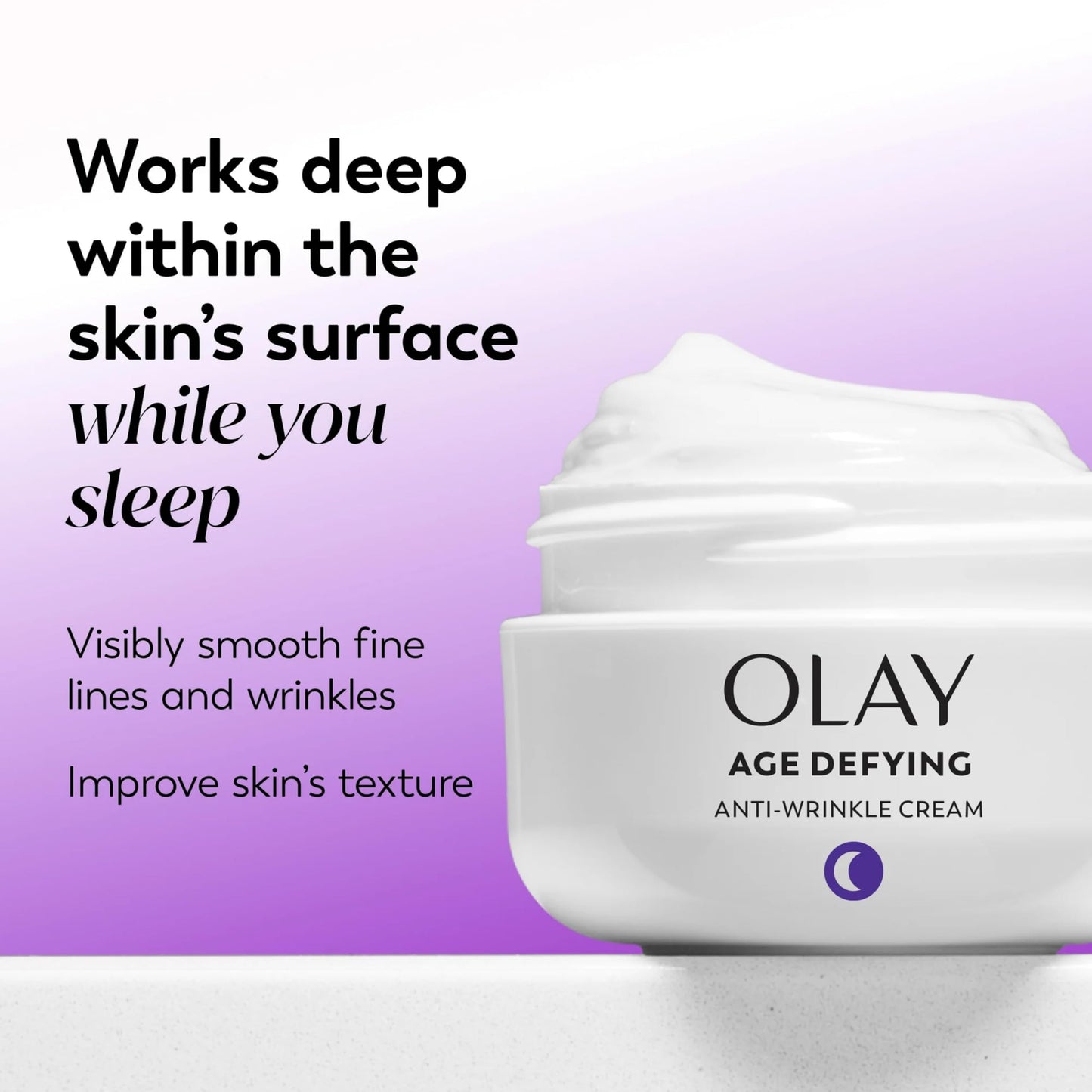 Olay Age Defying Anti-Wrinkle Night Cream, 2 Ounce (Pack of 2) Beauty & Personal Care Olay