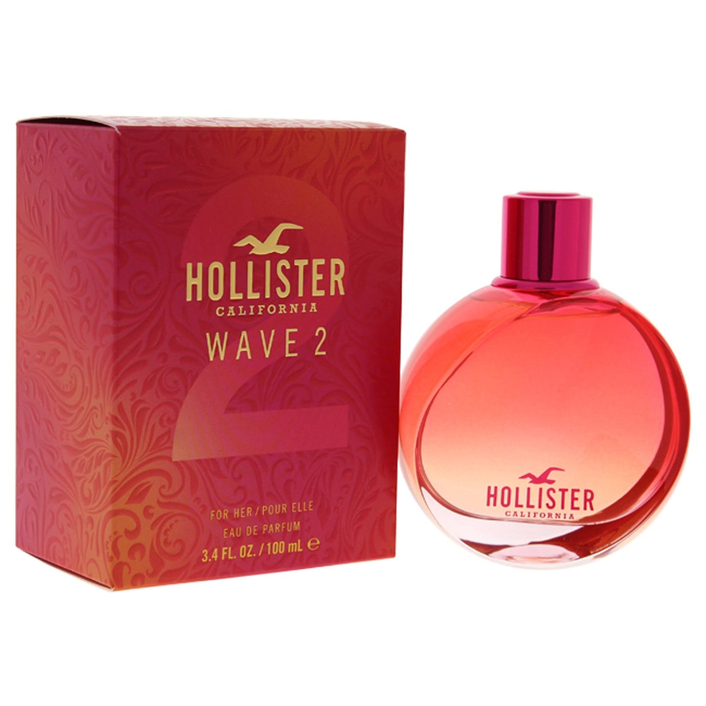Hollister Wave 2, Eau de Parfum Spray, WoMen, 3.4 Ounce Beauty & Personal Care Hollister