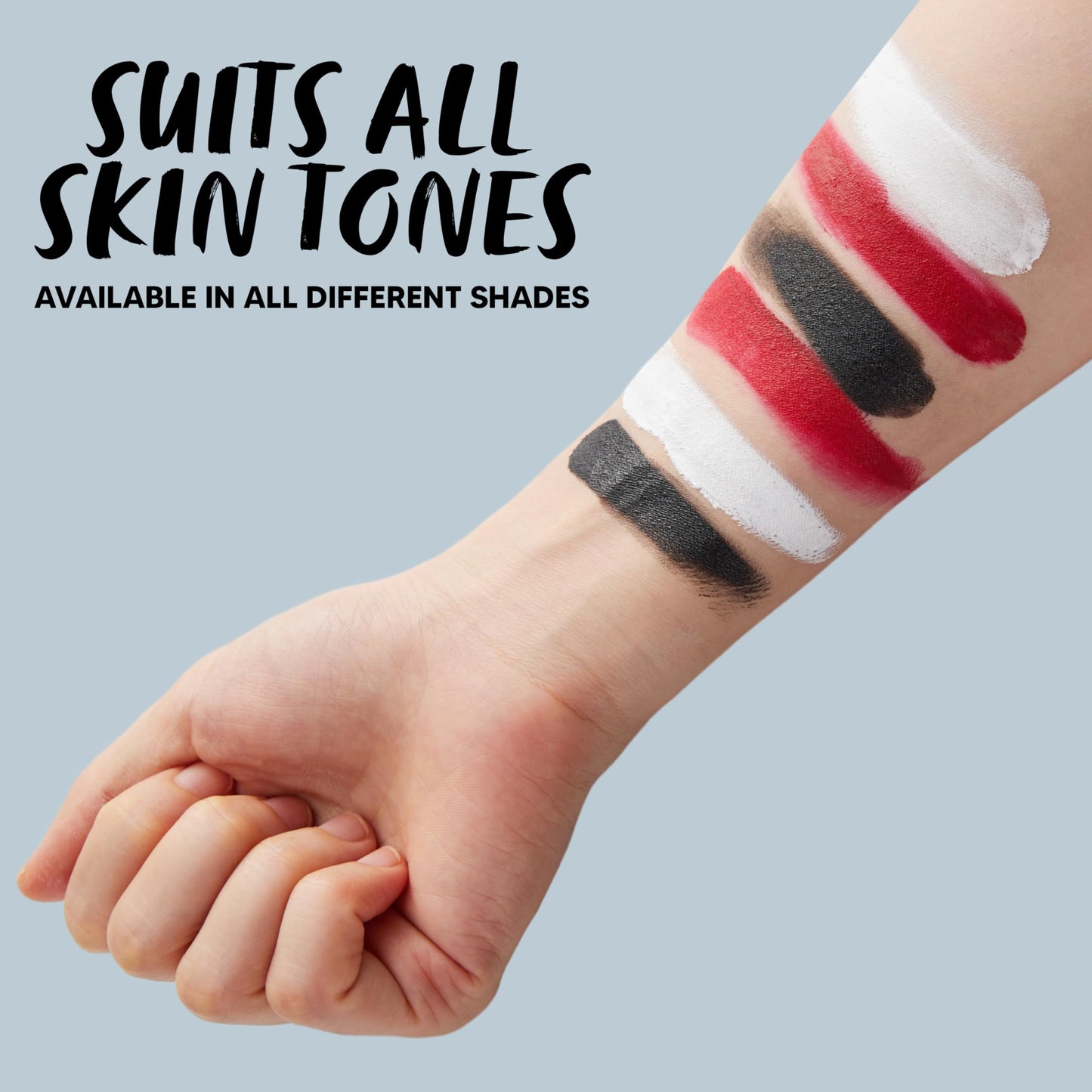 Spooktacular Creations Halloween Makeup Palette 3 Colors Face Body Paint for Adult SFX Zombie Skeleton Cosplay with Painting Brush Cosplay Party Dress Beauty & Personal Care Spooktacular Creations
