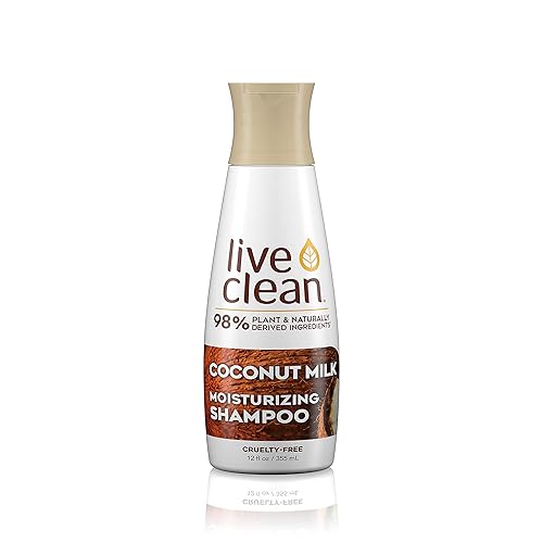 Live Clean Shampoo, Moisturizing Coconut Milk, 12 Oz Beauty & Personal Care Live Clean