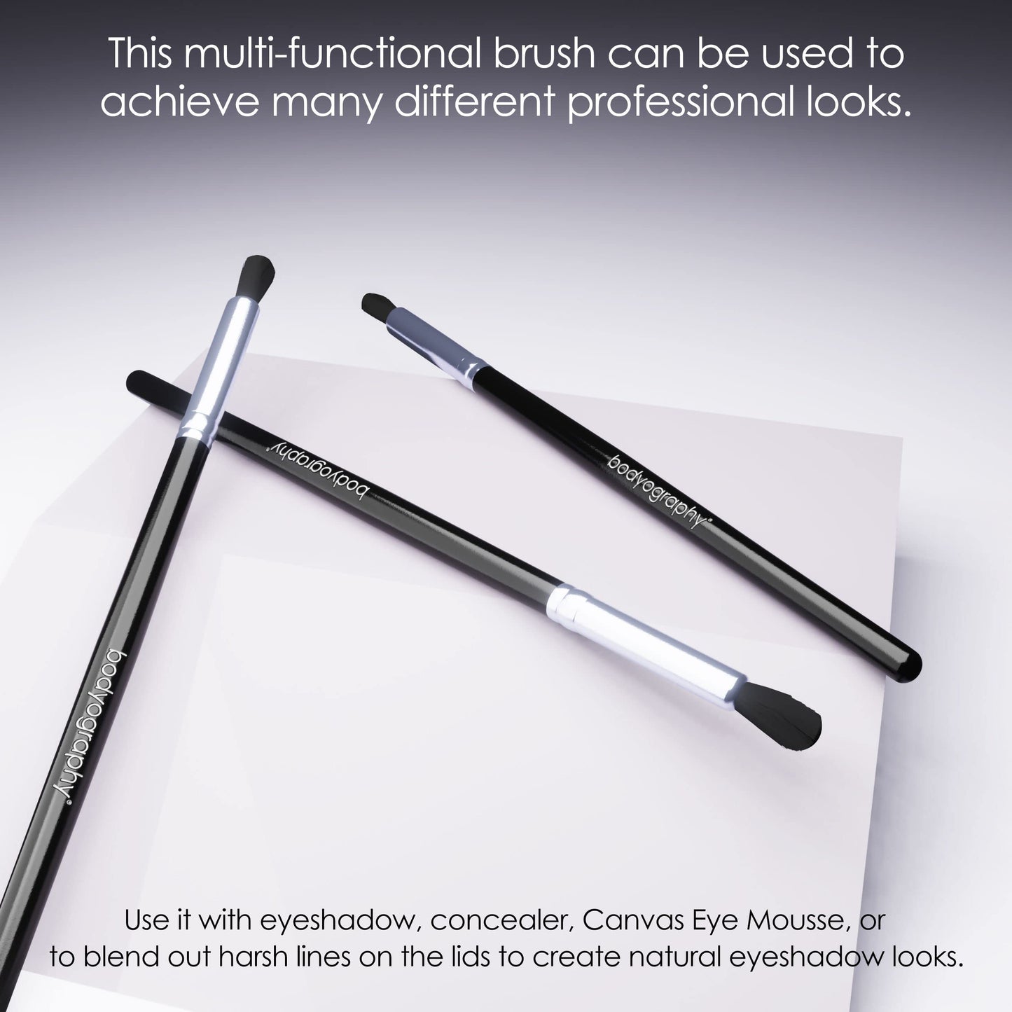 Bodyography Makeup Blending Brush | Soft Synthetic Bristles for Seamless Application of Foundation, Concealer, and Powder | Ideal for Liquid, Cream Beauty & Personal Care Bodyography