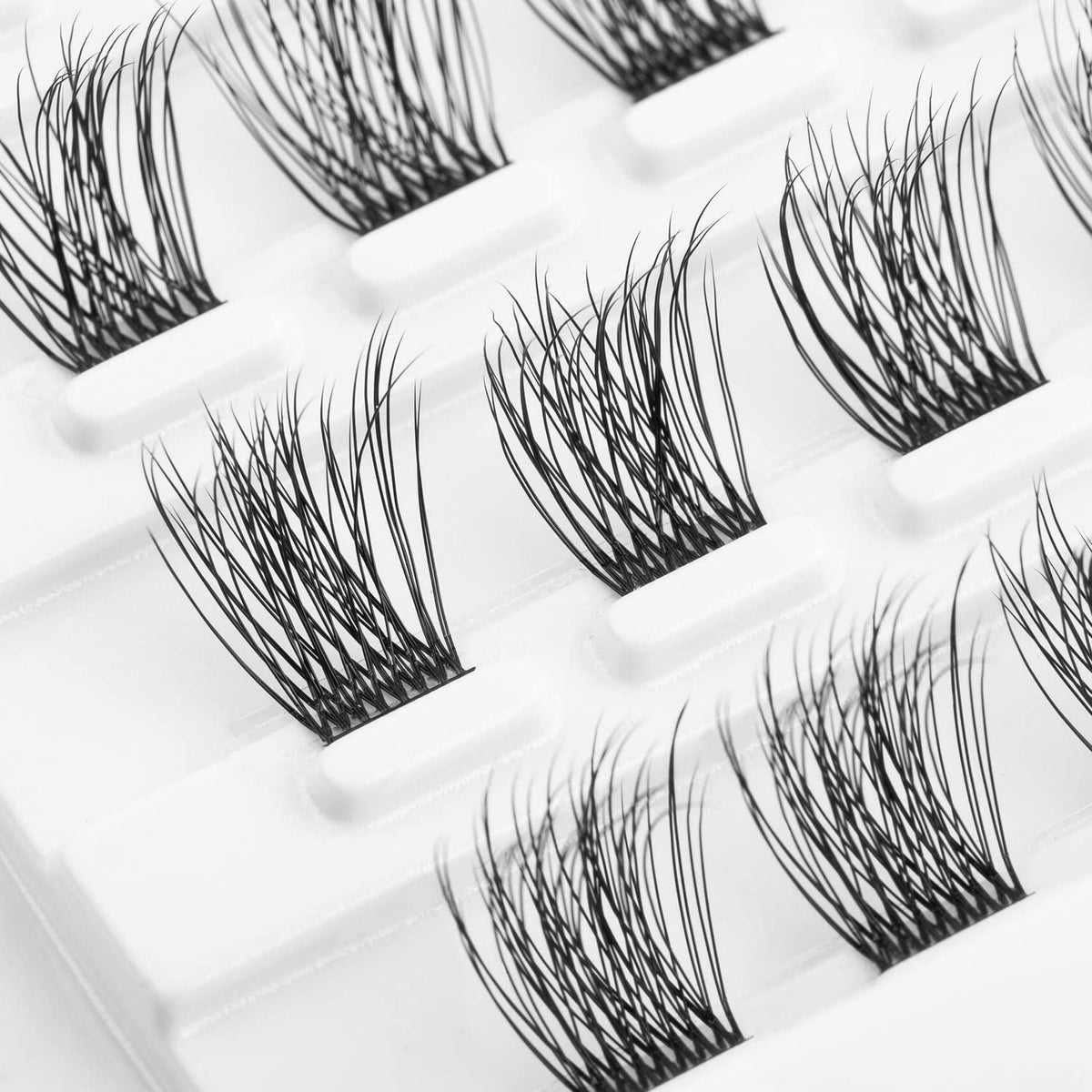 Lash Clusters, DIY Eyelash Extension, Reusable Volume Individual Lashes, Wispy Fluffy Artificial Natural Look for Cluster Lashes, C Curl Lashes Pack Beauty & Personal Care WONSIS
