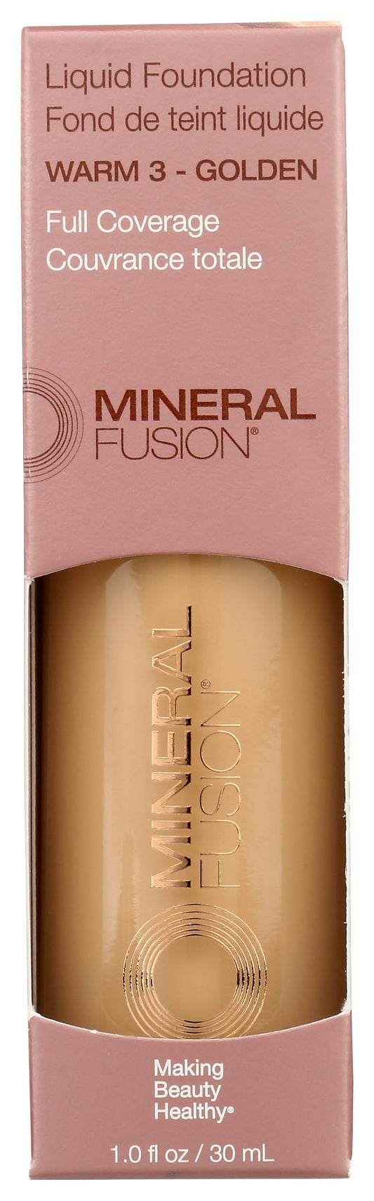 Mineral Fusion Warm 3 Liquid Foundation, 1 Fz Beauty & Personal Care Mineral Fusion