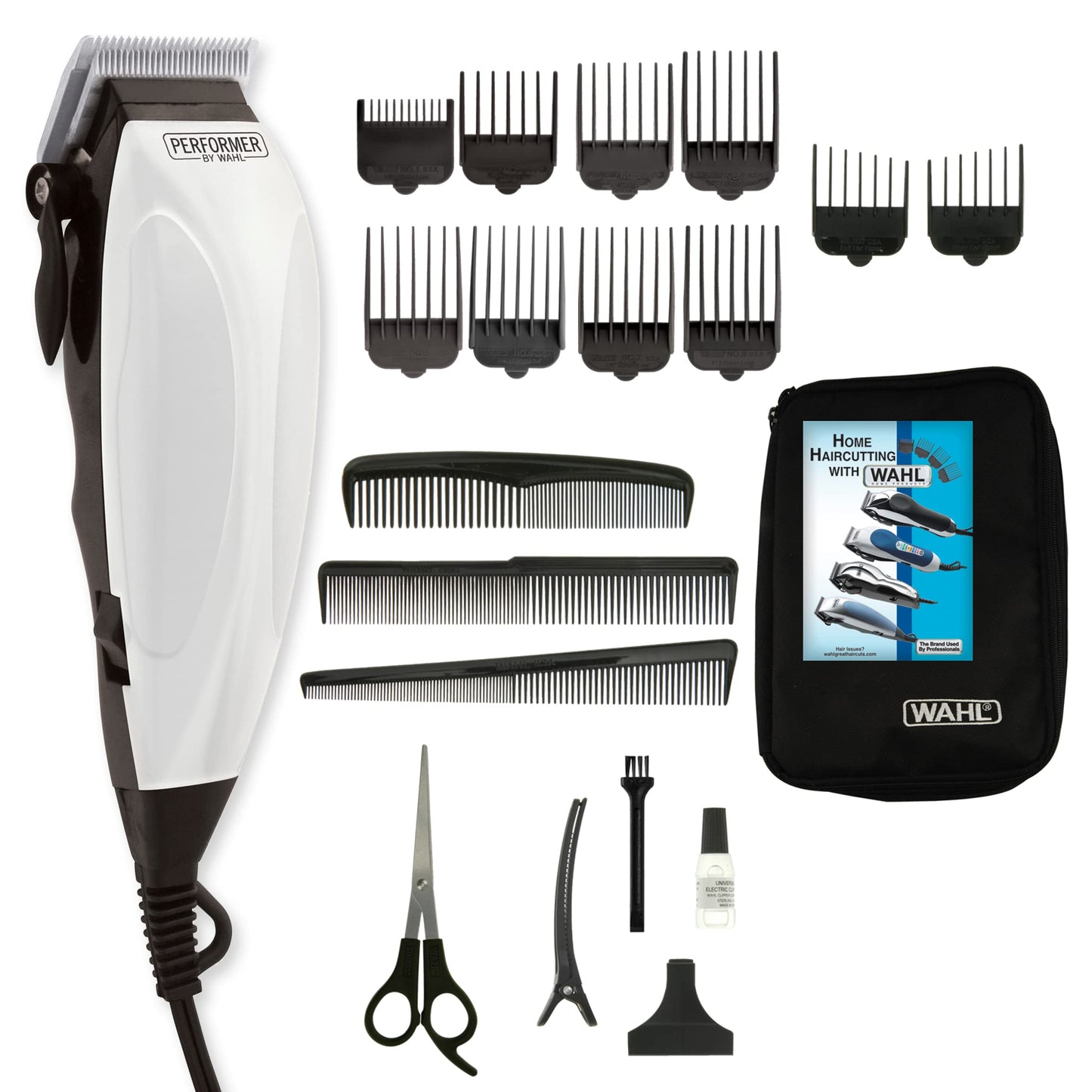 Wahl Canada Performer Haircutting Kit, Quality Economy Clipper Complete with Accessories, Powerful, Quiet Motor, Self-Sharpening Precision Ground Beauty & Personal Care Wahl