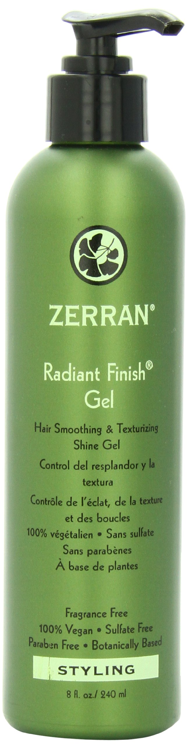 Zerran Radiant Finish Hair Gel, 8 Ounce Beauty & Personal Care Zerran