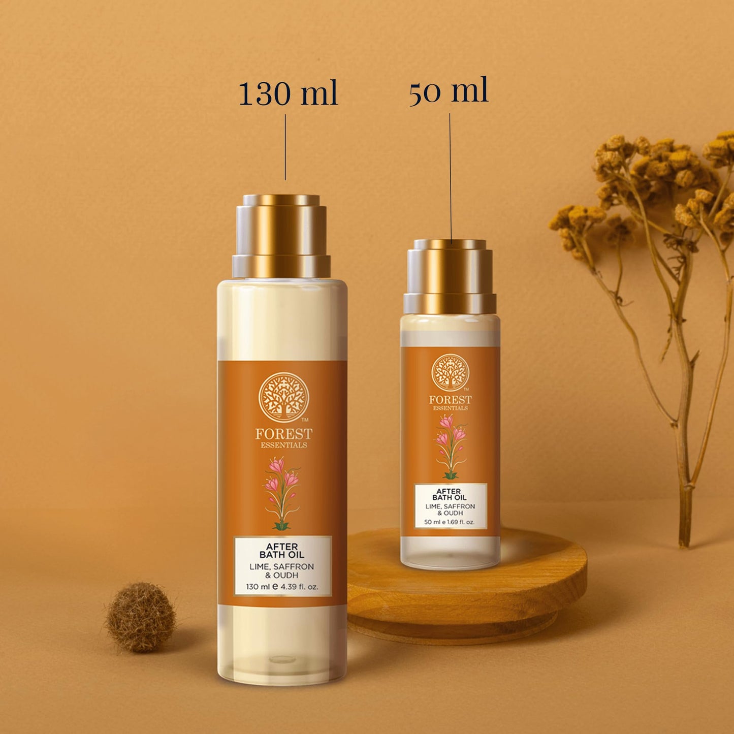 Forest Essentials Lime Saffron Oudh Bath Oil Beauty and Personal Care Forest Essentials