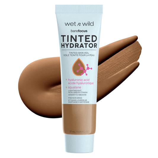 Wet n Wild Bare Focus Tinted Hydrator Matte Finish, Fair Light, Oil-Free, Moisturizing Makeup | Hyaluronic Acid | Sheer To Medium Coverage Beauty and Personal Care wet n wild Default Title