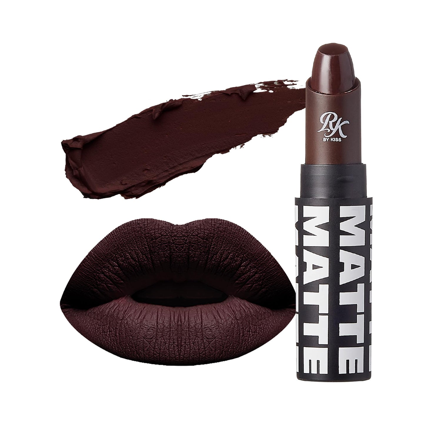 Ruby Kisses Ultra Matte Super Rich Lipstick 3.5g/0.12oz (RMLS13 DARK PLUM SCENE) Beauty & Personal Care Ruby Kisses
