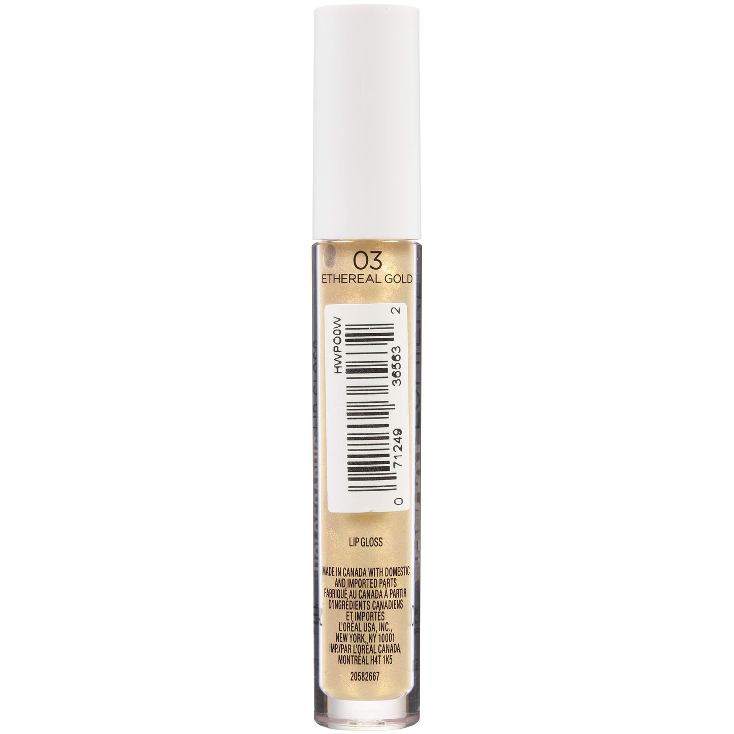 L'Oreal Paris Makeup Infallible Galaxy Lumiere Holographic Lip Gloss, Loaded with Iridescent Pearls, Wear Alone or as a Topper to your Favorite Beauty & Personal Care L'Oreal Paris