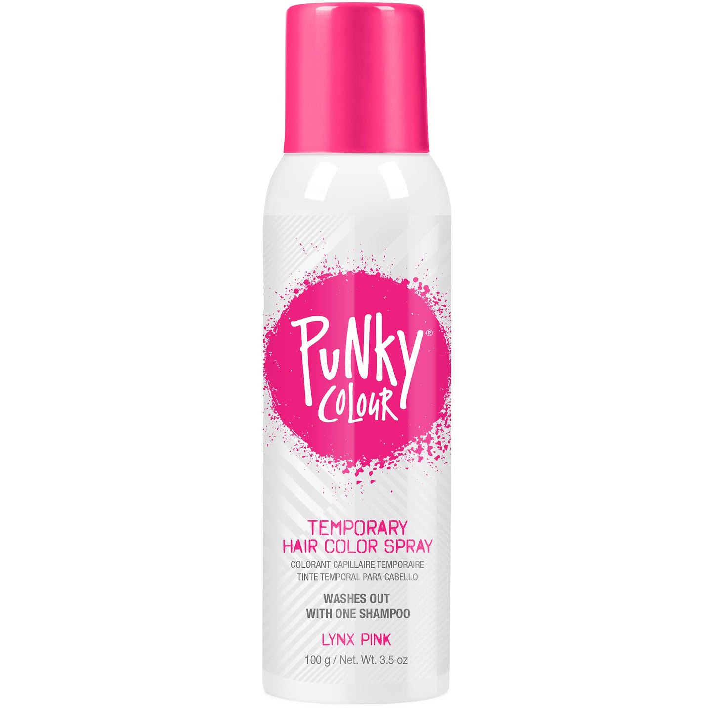 Punky Temporary Hair Color Spray, Lynx Pink - Instant Hair-Dye Mist, Fast Drying Non-Damaging Wash Out Tint for Salon Style Highlights, 3.5 oz Beauty & Personal Care Punky