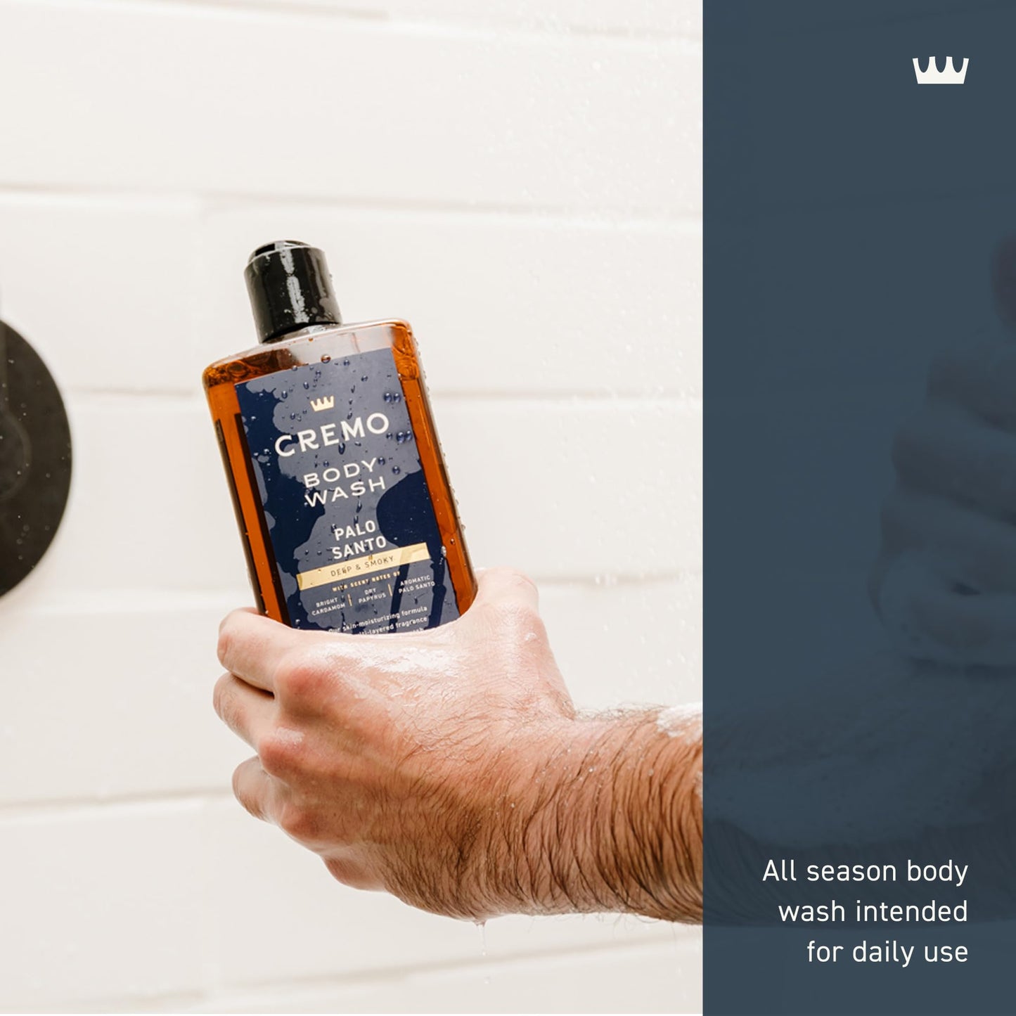 Cremo Body Wash for Men, Rich-Lathering Palo Santo, 16 Fl Oz Beauty & Personal Care Cremo