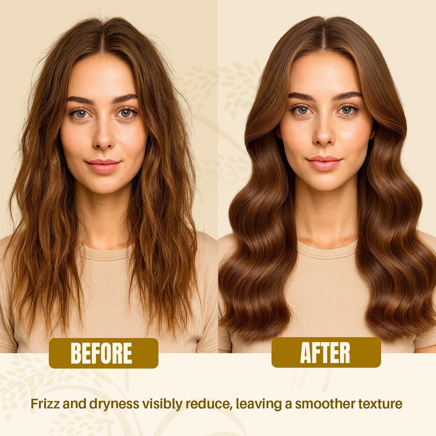 MYSTÉRE BEAUTÉ Rice Water Shampoo and Conditioner Set - Sulfate Free with Biotin, Hyaluronic Acid & Tea Tree - Strengthens, Thickens & Adds Shine Beauty & Personal Care MYSTÉRE BEAUTÉ