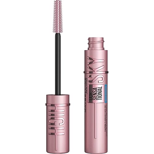 Maybelline Lash Sensational Sky High Waterproof Mascara Makeup, Volumizing, Lengthening, Defining, Curling, Multiplying, Buildable Formula, Very Beauty & Personal Care MAYBELLINE