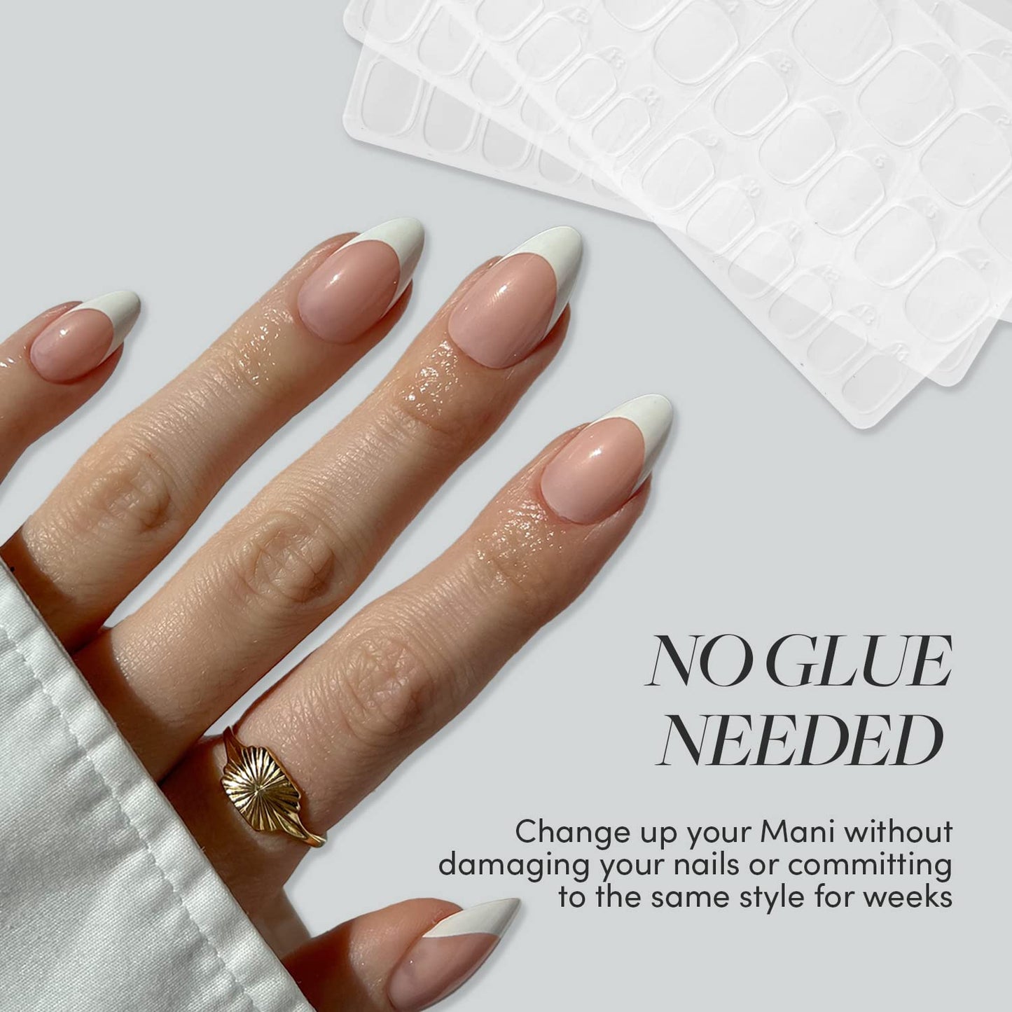Glamnetic Press 'n Go Instant Nail Adhesive Tabs | Short Term Wear, Easily Removable & Less Damaging, Customized Fit | 90 Tabs Beauty & Personal Care Glamnetic