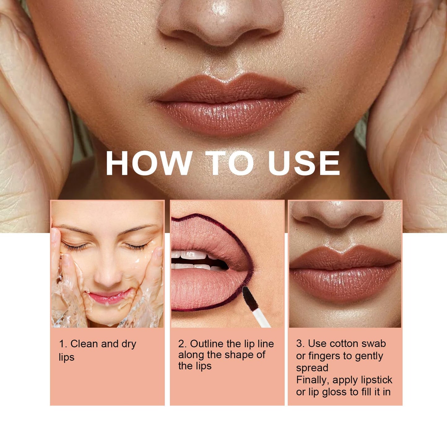 YANGKTIC Lip Stain Lip Liner Peel Off Lip Liner Tattoo, Peel Off Lip Stain,Stay IN Long Lasting Lip Stain Peel Off, Infused with Hyaluronic Beauty & Personal Care YANGKTIC