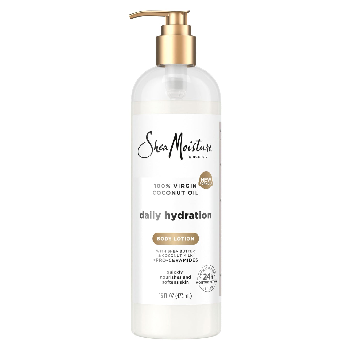 SheaMoisture Daily Hydration Body Lotion with 100% Virgin Coconut Oil, Shea Butter, Coconut Milk and Pro-Ceramides, Quickly Nourish & Soften Skin, 24H Beauty & Personal Care Shea Moisture