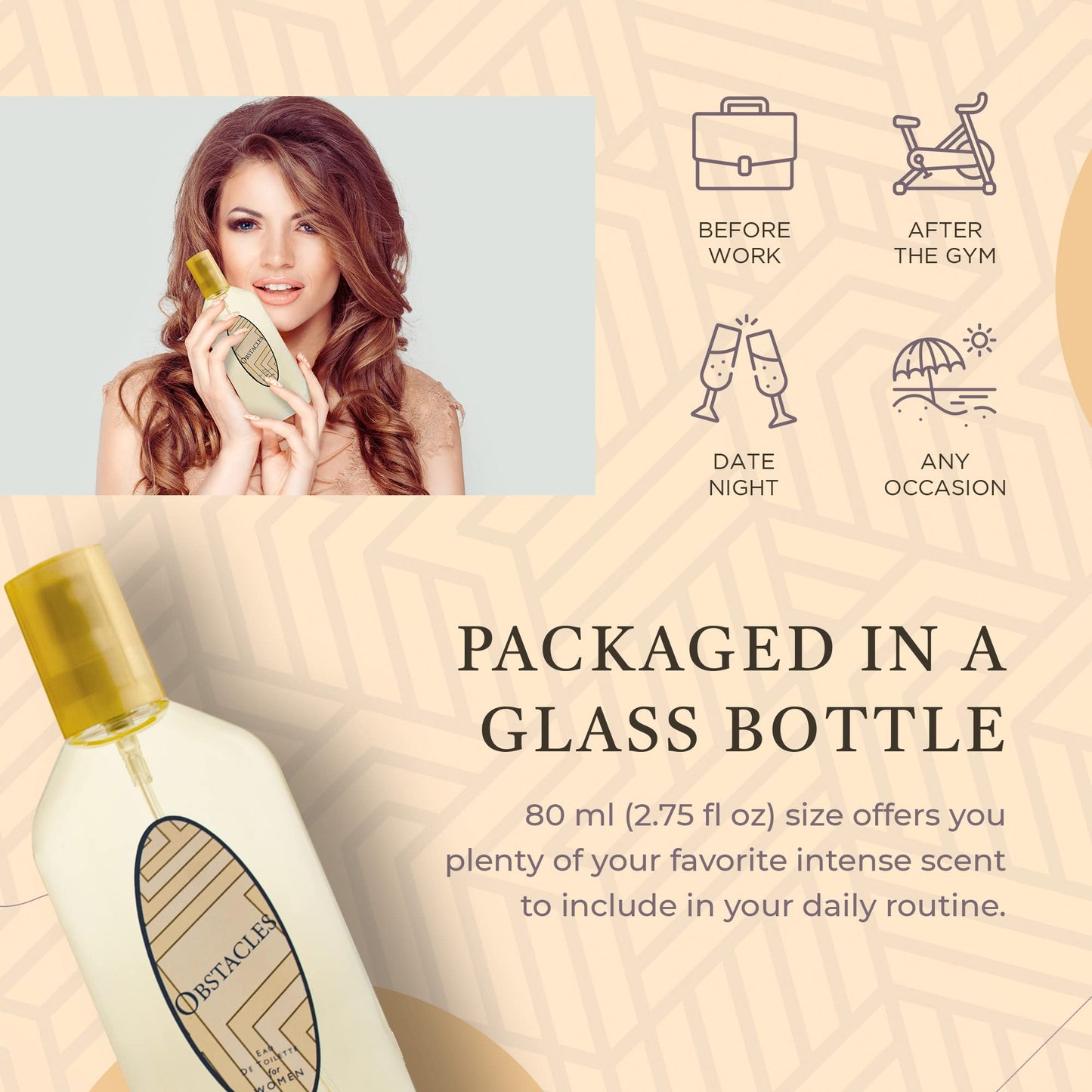 American Collection Perfume for Women - INSPIRED by A WORLD RENOWED WOMEN'S PERFUME - Freesia, Sage, Jasmine, Amber - Elegant, Fresh, Signature Scent Beauty & Personal Care American Collection