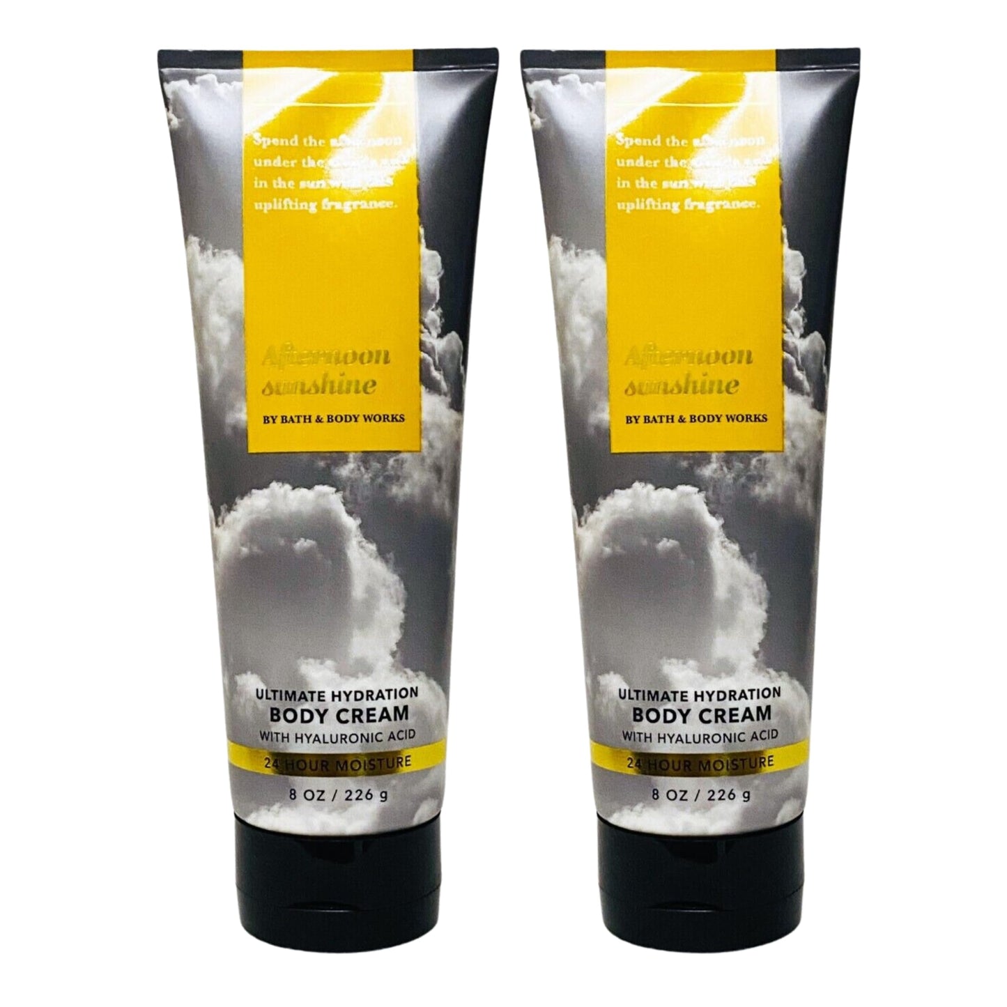 Bath & Body Works Ultra Shea Body Cream, 8oz Each, Pack of 2 (Afternoon Sunshine) Beauty & Personal Care Bath & Body Works