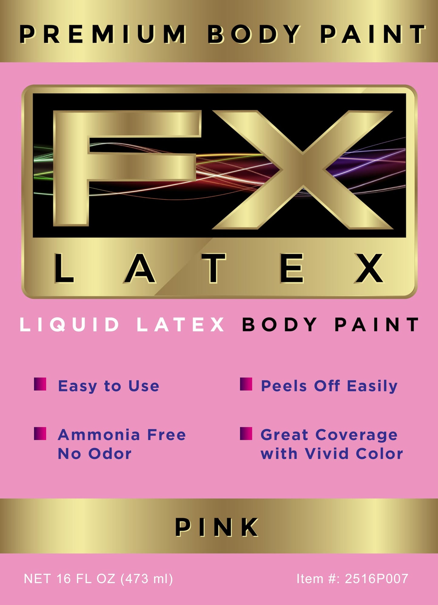 Liquid Latex - Face and Body Paint, Ammonia Free, Easy On and Off, Cosplay Makeup, Create Professional Monster, Zombie Arts 16 Oz (Pink) Beauty & Personal Care Liquid Latex Fashions