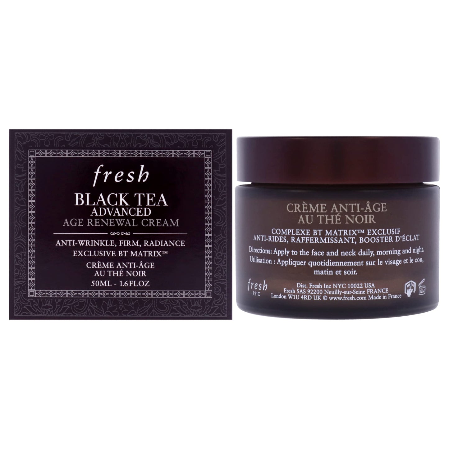 Fresh Black Tea Advanced Age Renewal Cream Women 1.7 oz Beauty & Personal Care Fresh