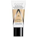 Almay Skin Perfecting Healthy Biome Foundation Makeup with Prebiotic Complex SPF 25, Hypoallergenic, -Fragrance Free, 110 Light, 1 fl. oz. Beauty & Personal Care Almay