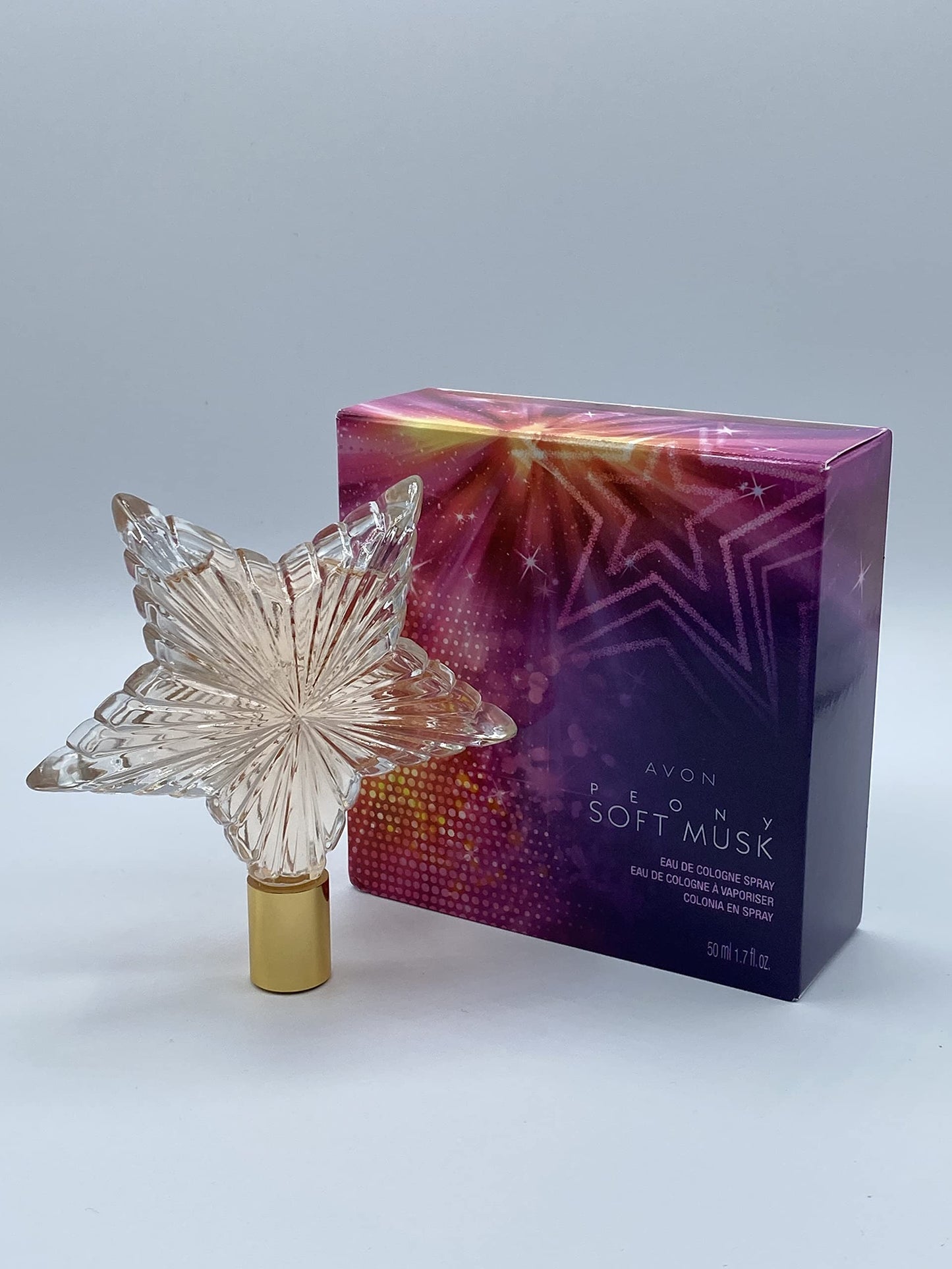 New Peony Soft Musk Eau De Cologne Splash, 1.7 Fl.oz. Beauty & Personal Care AVON
