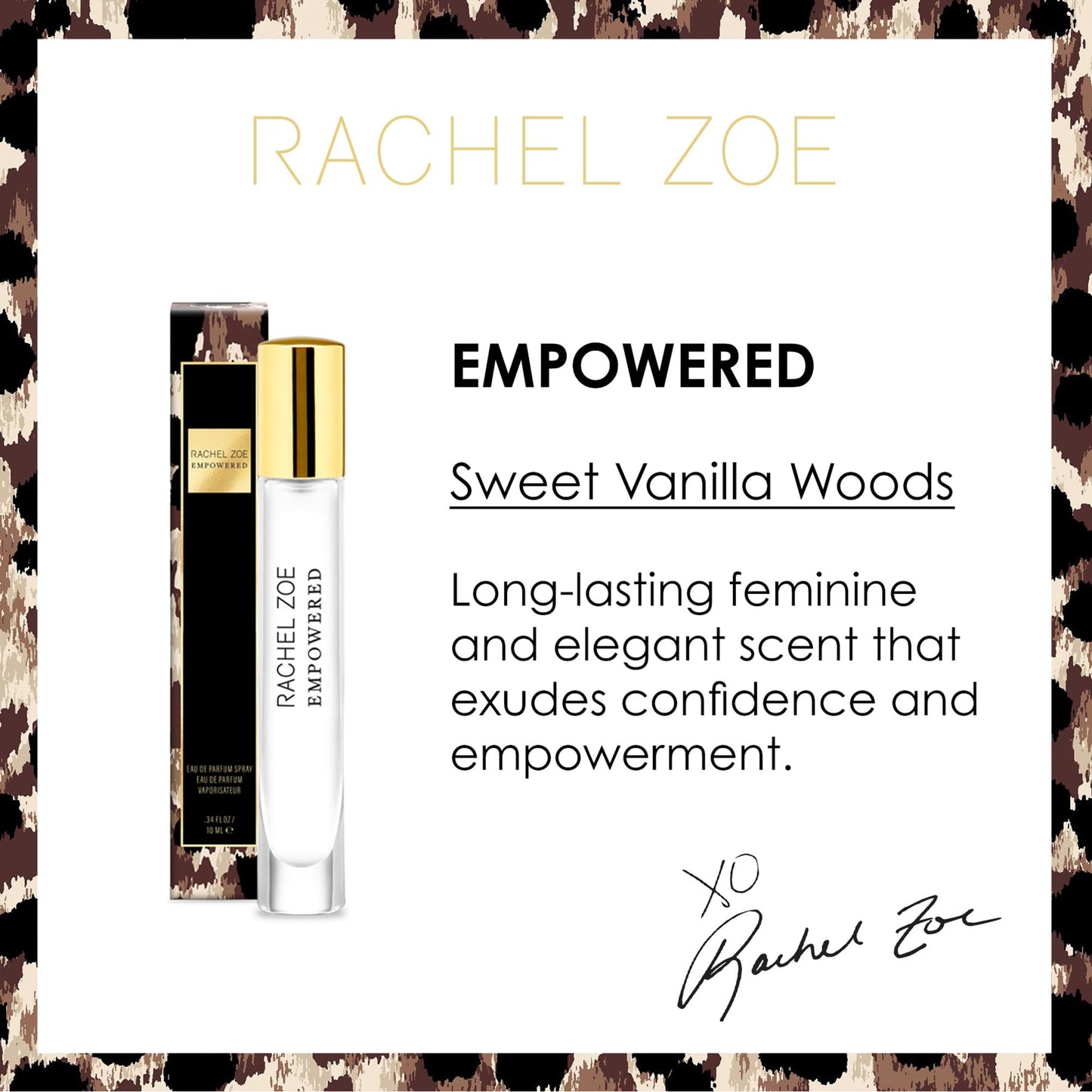 Rachel Zoe Empowered - 0.34 oz Eau de Parfum Mini Spray - Perfectly Balanced Feminine Perfume for Women - Awaken the Senses with a Lasting Signature Beauty & Personal Care Rachel Zoe