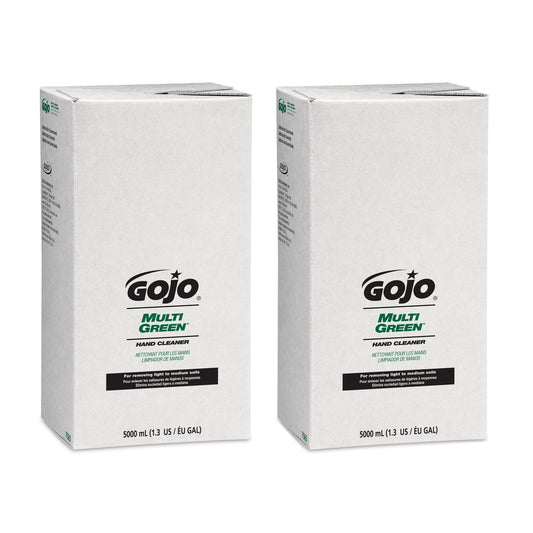 GOJO PRO TDX MULTI GREEN Hand Cleaner Refill, Citrus, 2ct x 5000mL -7565-02