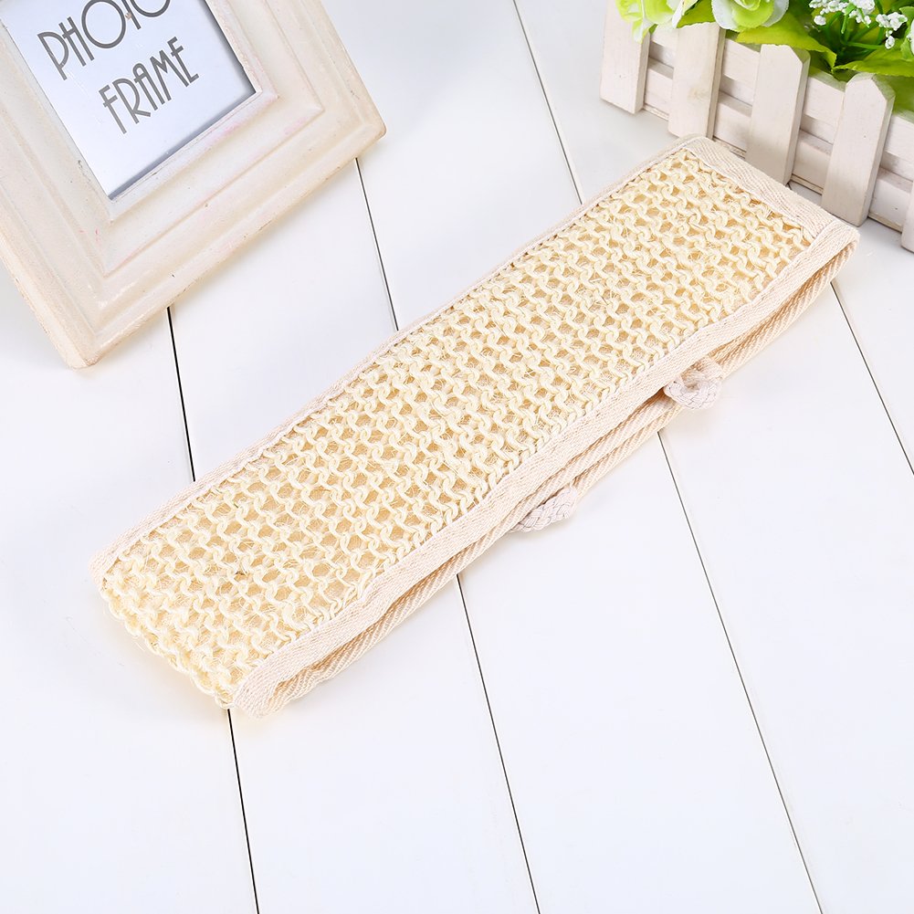 Back Scrubber, Loofah Bath Wash Back Strap of Shower Massage and Dirty Clean Body Skin Care Beauty and Personal Care Brrnoo