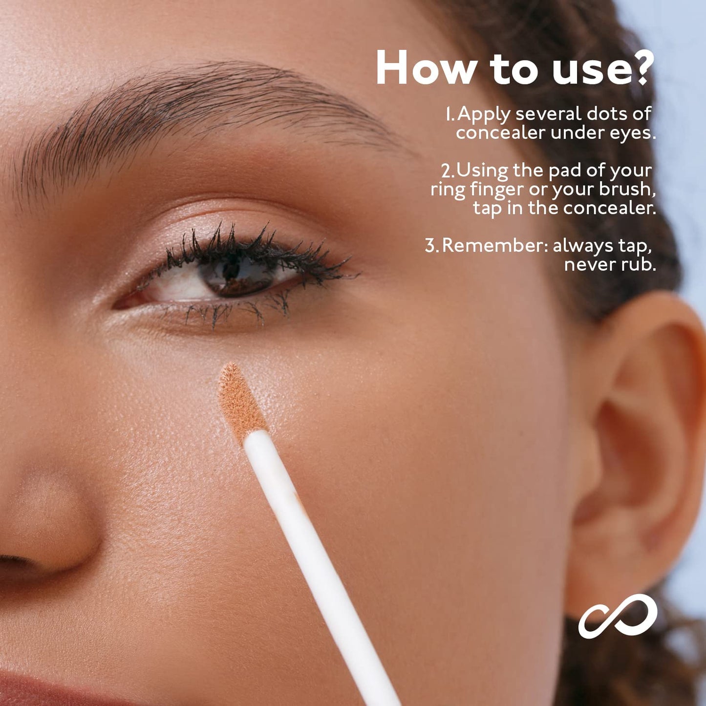 Eternal Confidence Super Long Wear Concealer - Luminous Hydrating High Coverage Dark Circle Makeup, 0.11 Oz (Dark) Beauty & Personal Care Eternal