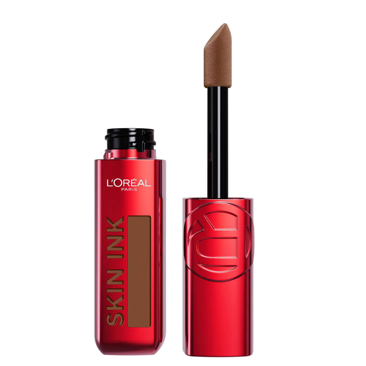 L'Oreal Paris Infallible Skin Ink 2-in-1 Foundation Concealer Hybrid Face Makeup, up to 48HR Transfer-Resistant with Medium Coverage, 420 Deep Neutral