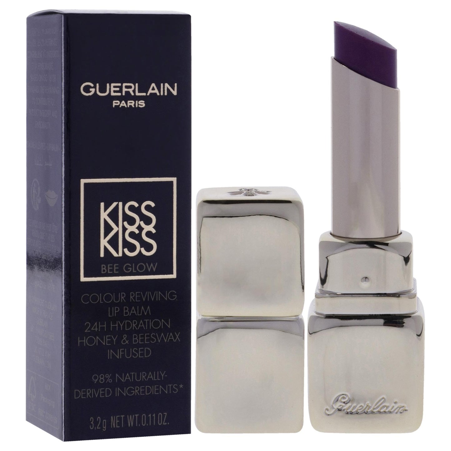 Kiss Kiss Bee Glow Lip Blam - 809 Lavender Glow by Guerlain for Women - 0.11 oz Lip Balm Beauty and Personal Care Guerlain