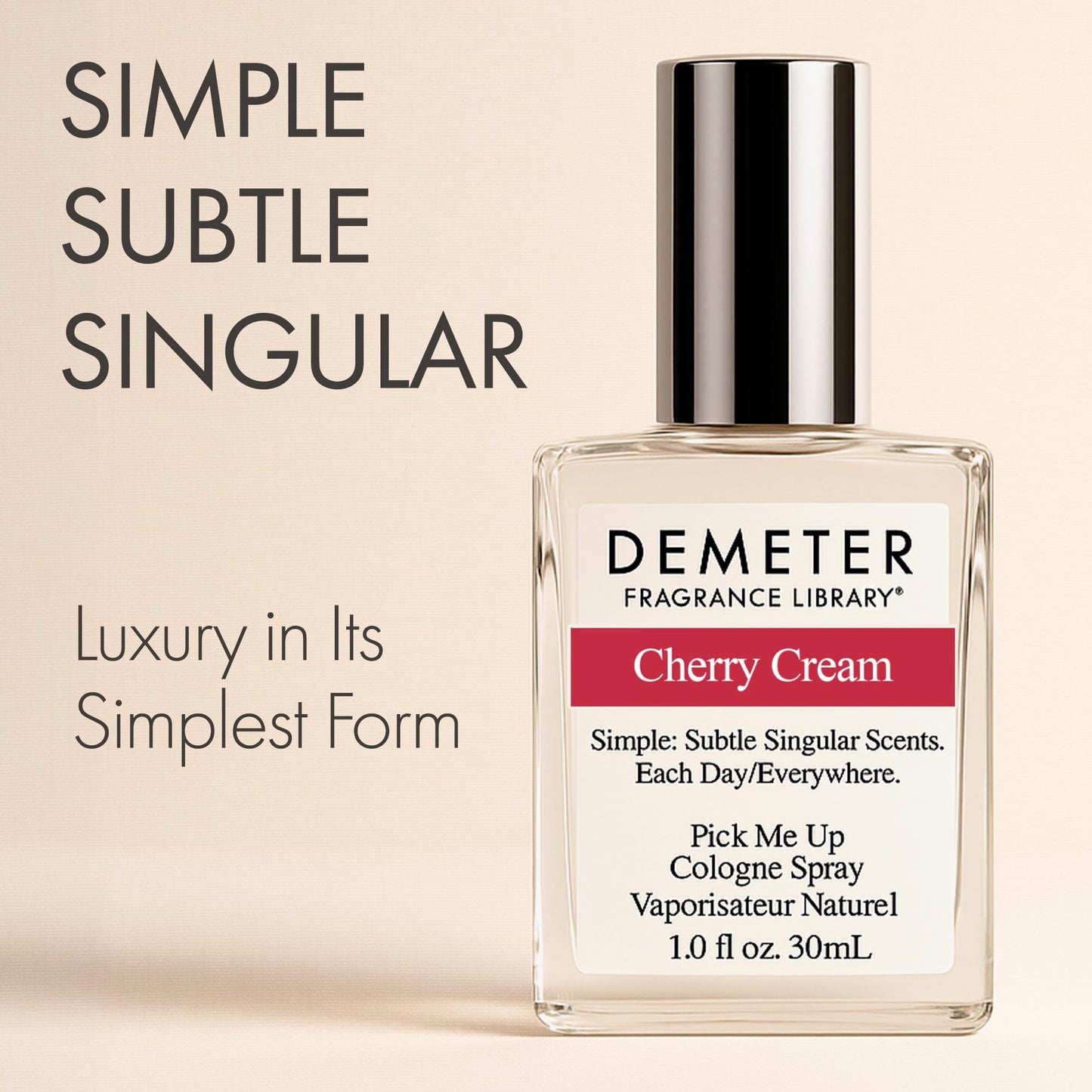 DEMETER Natural Perfume Spray Cologne for Women, Cherry Cream, 1 oz Beauty & Personal Care DEMETER