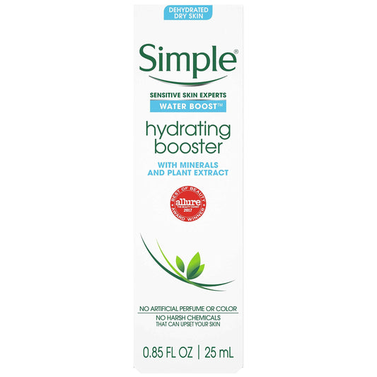 Simple Water Boost Hydrating Booster Sensitive Skin 1 oz Beauty & Personal Care Simple
