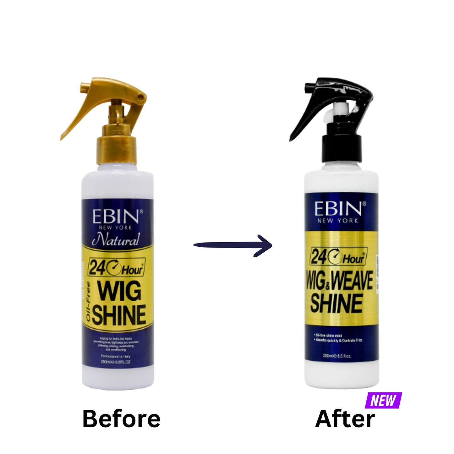 EBIN NEW YORK 24 HOUR Wig Shine Spray 8.5 oz / 250m Beauty & Personal Care EBIN NEW YORK