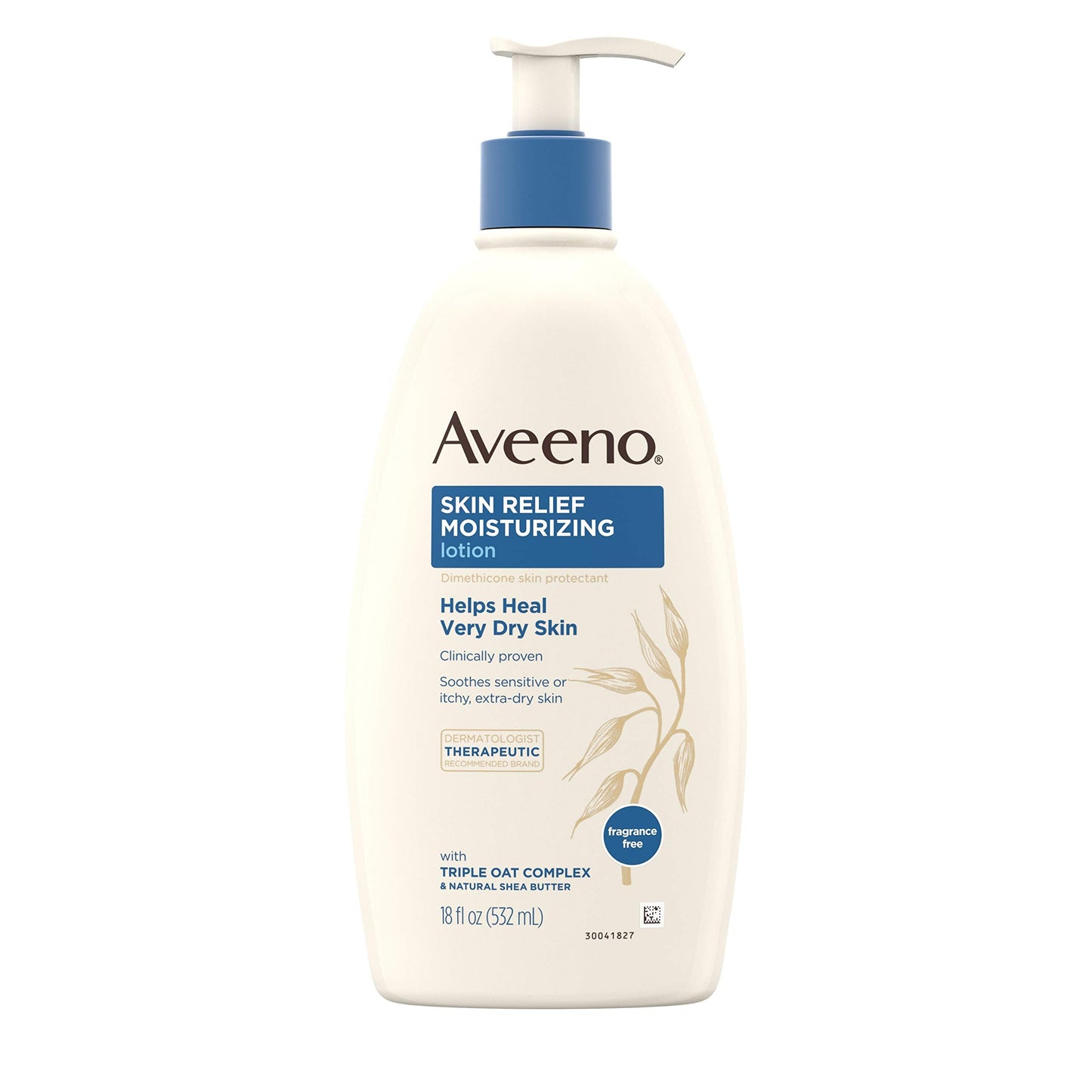 Aveeno Skin Relief 24-Hour Moisturizing Lotion for Sensitive Skin with Natural Shea Butter & Triple Oat Complex, Unscented Therapeutic Lotion Beauty & Personal Care Aveeno
