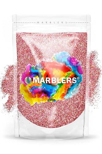 MARBLERS Holographic Glitter [Holo Pink Rose] 3oz (85g) | Fine | Non-Toxic, Vegan, Cruelty-Free | Body, Hair, Festival, Party Makeup | Nail Art Beauty & Personal Care MARBLERS
