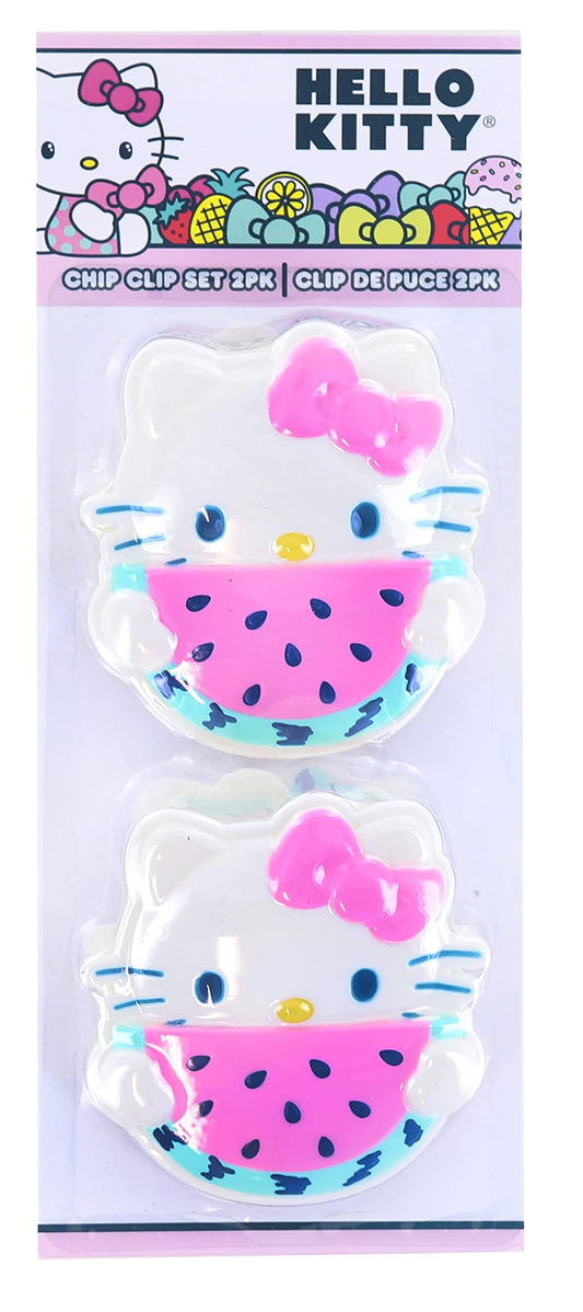 Hello Kitty with Watermelon 2 Piece Chip Clip Set Beauty & Personal Care Seven20